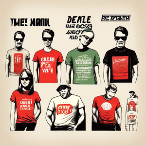 Iconic t-shirt designs and slogans