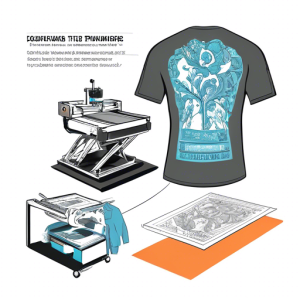 Screen print and print-on-demand process